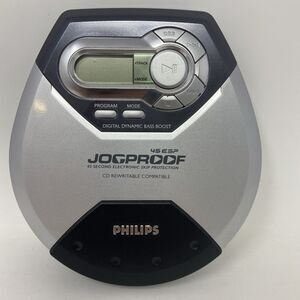 Vintage Philips Jogproof Portable CD Player 45 ESP CD Rewritable Tested Works